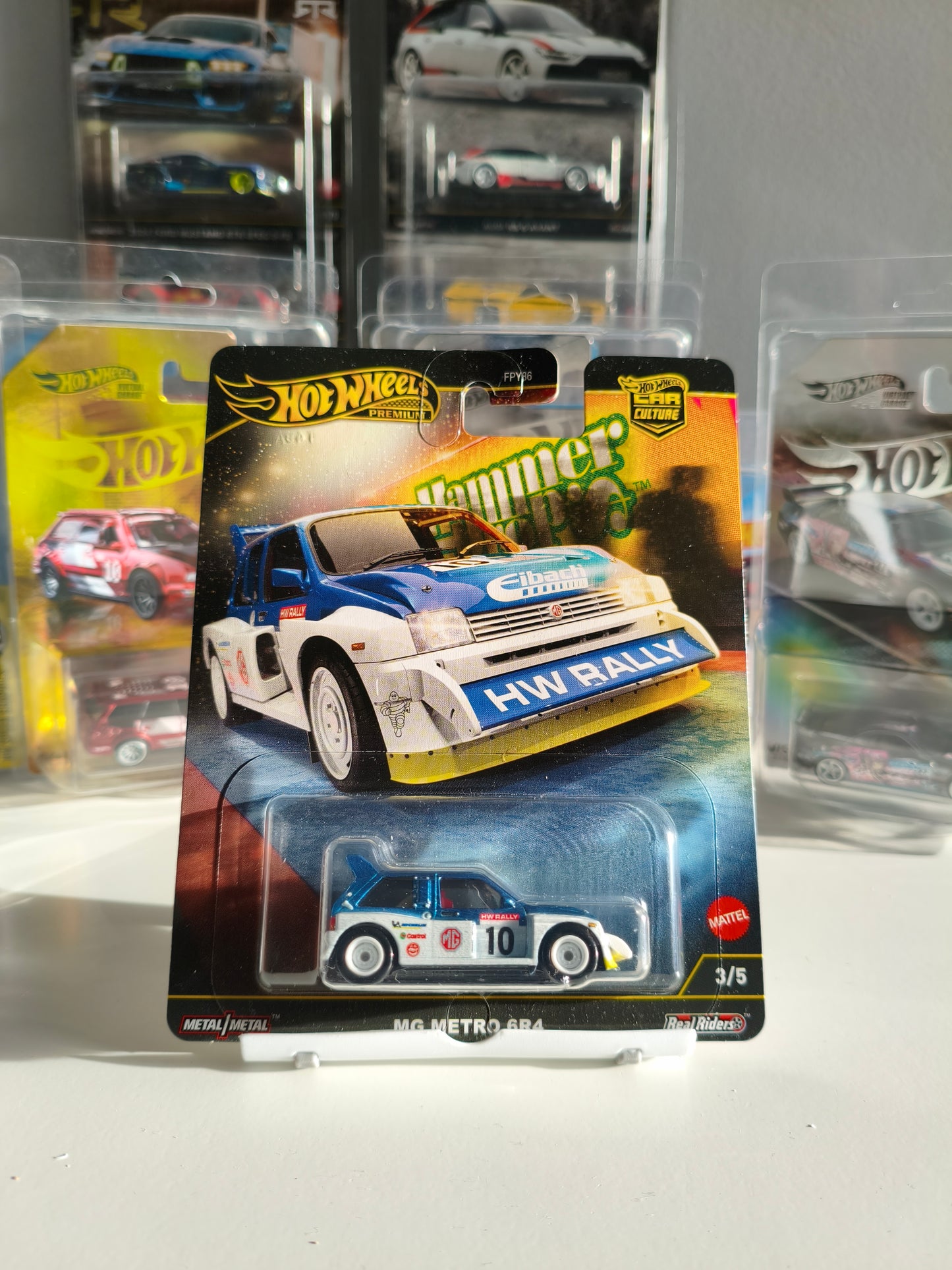 Hot Wheels MG Metro 6R4 Hammer Drop 1:64 Diecast