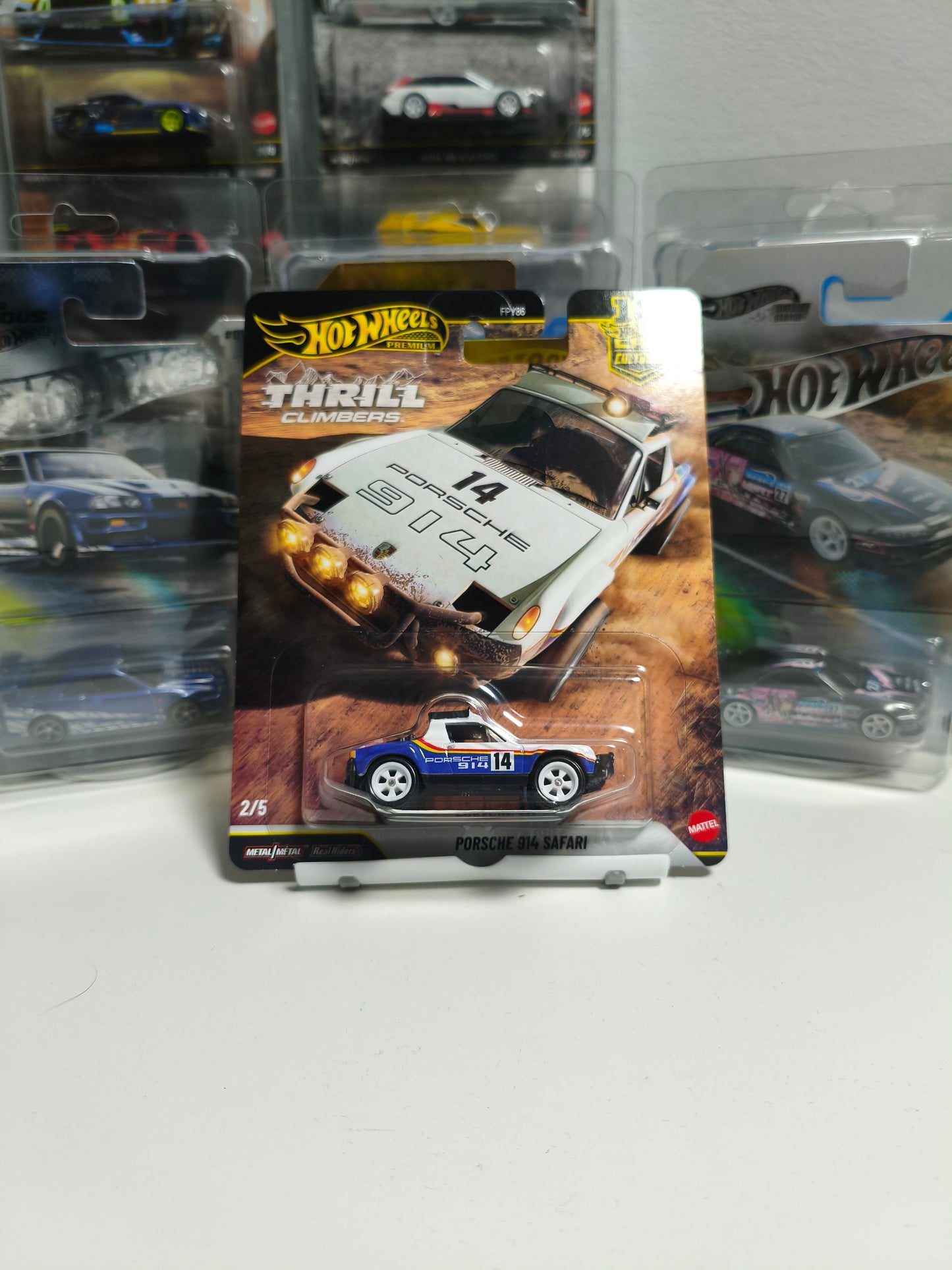 Hot Wheels Premium Porsche 914 Safari Thrill Climbers 1:64 Diecast