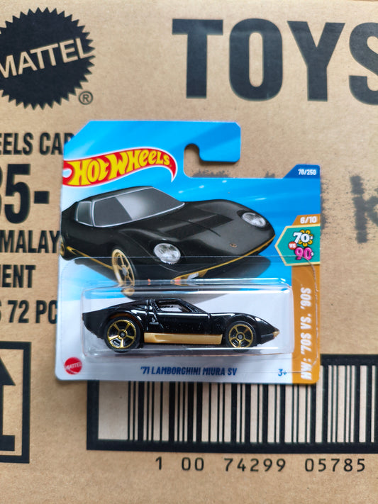 Hot Wheels Mainline Lamborghini Miura| Skala 1:64