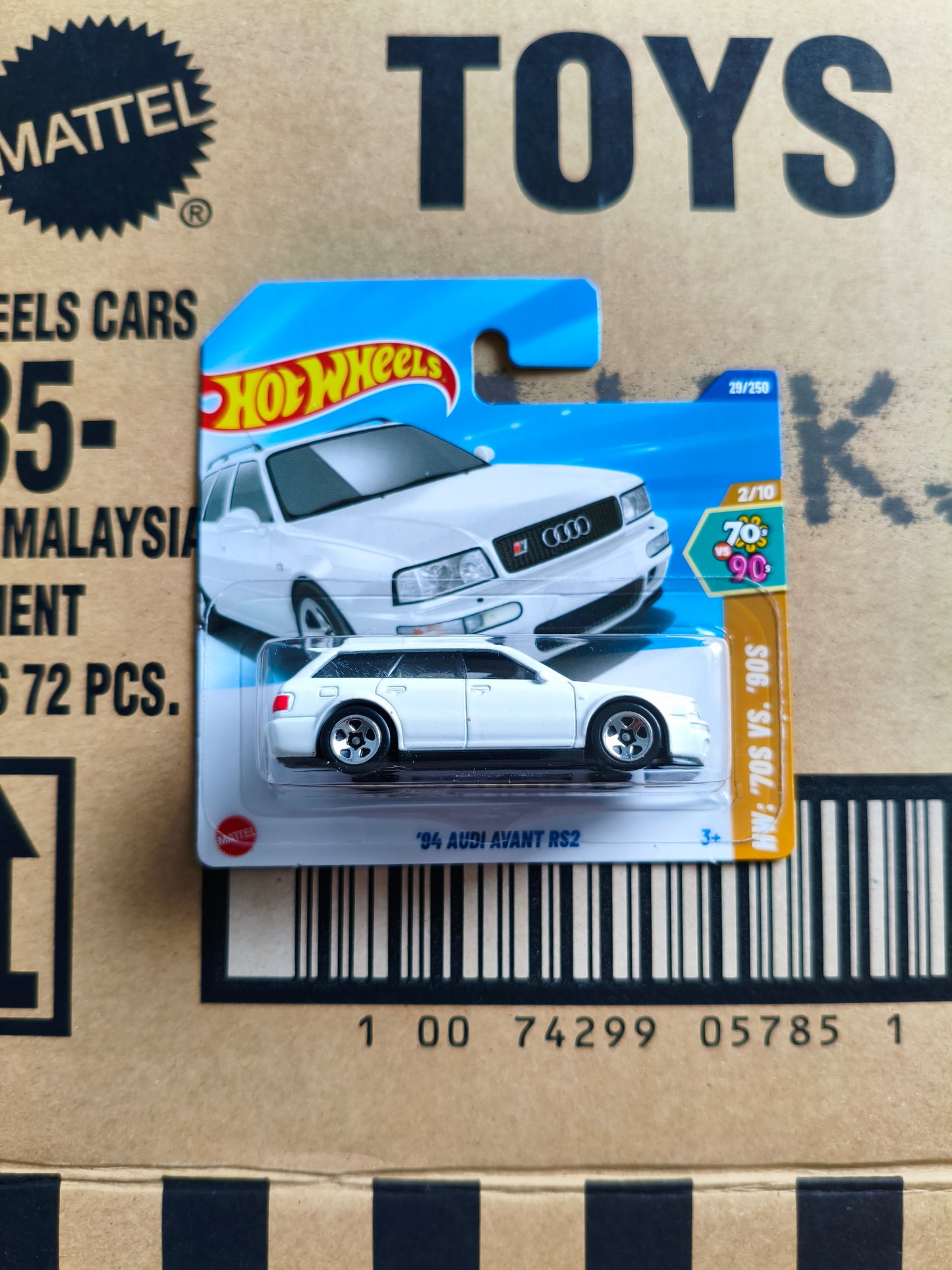 Hot Wheels Mainline Audi Avant RS2| Skala 1:64