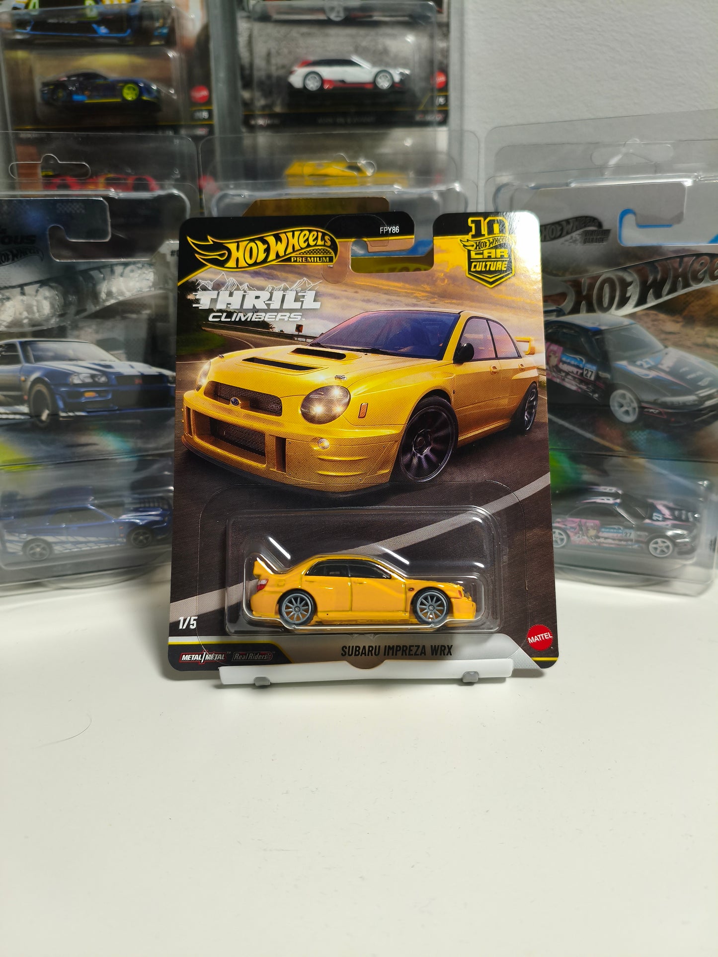 Hot Wheels Subaru Impreza WRX Thrill Climbers 1:64 Diecast