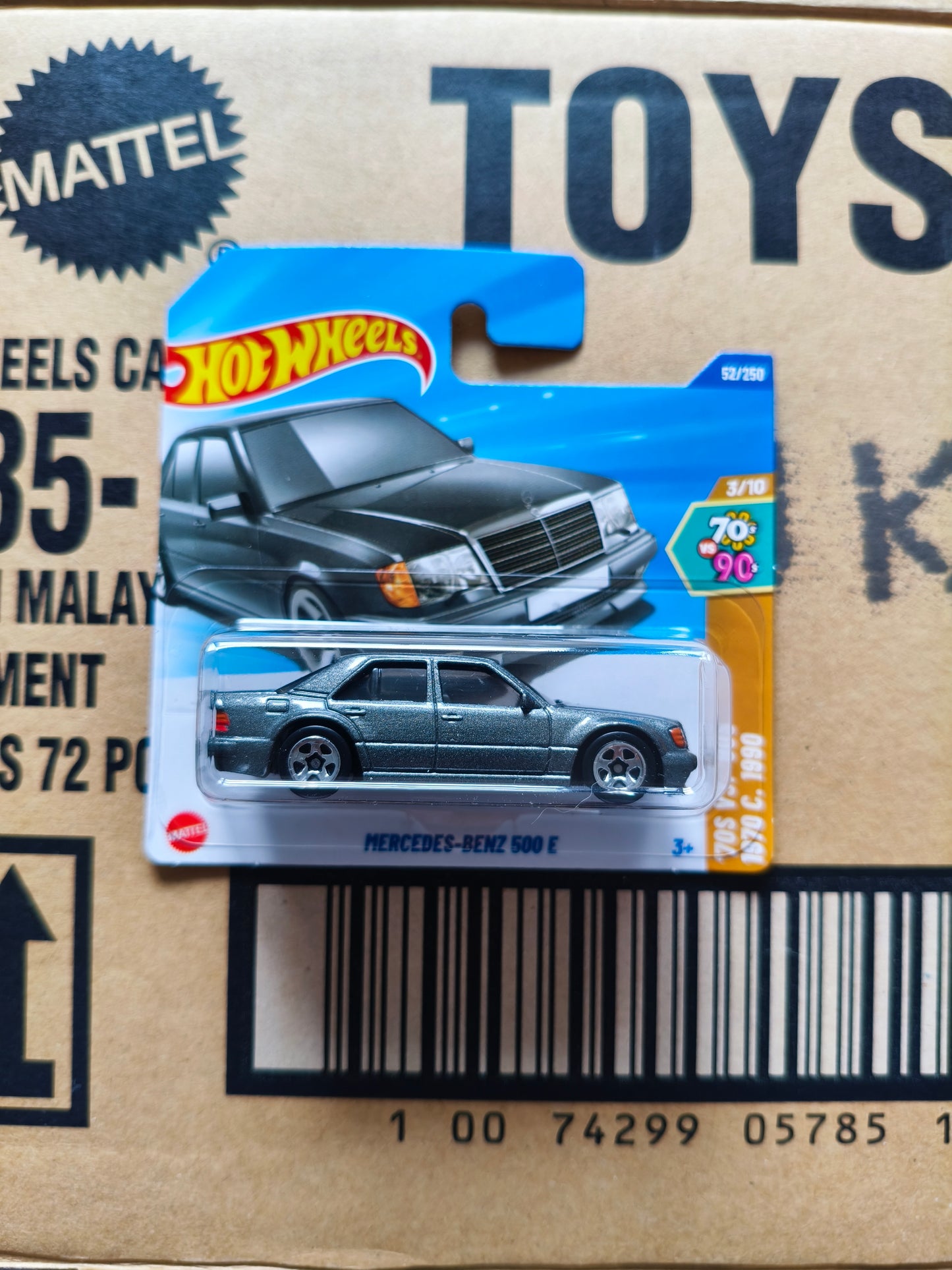 Hot Wheels Mainline Mercedes 500E | Skala 1:64