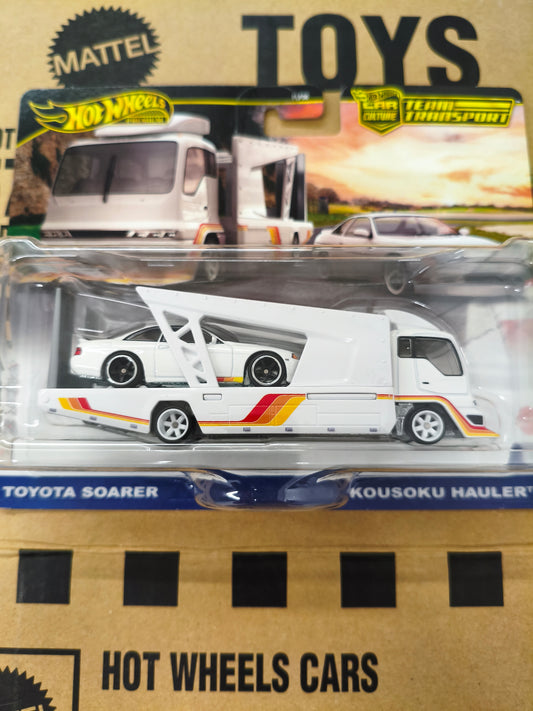 Hot Wheels Premium Team Transport Toyota Soarer Kousoku Hauler | Skala 1:64