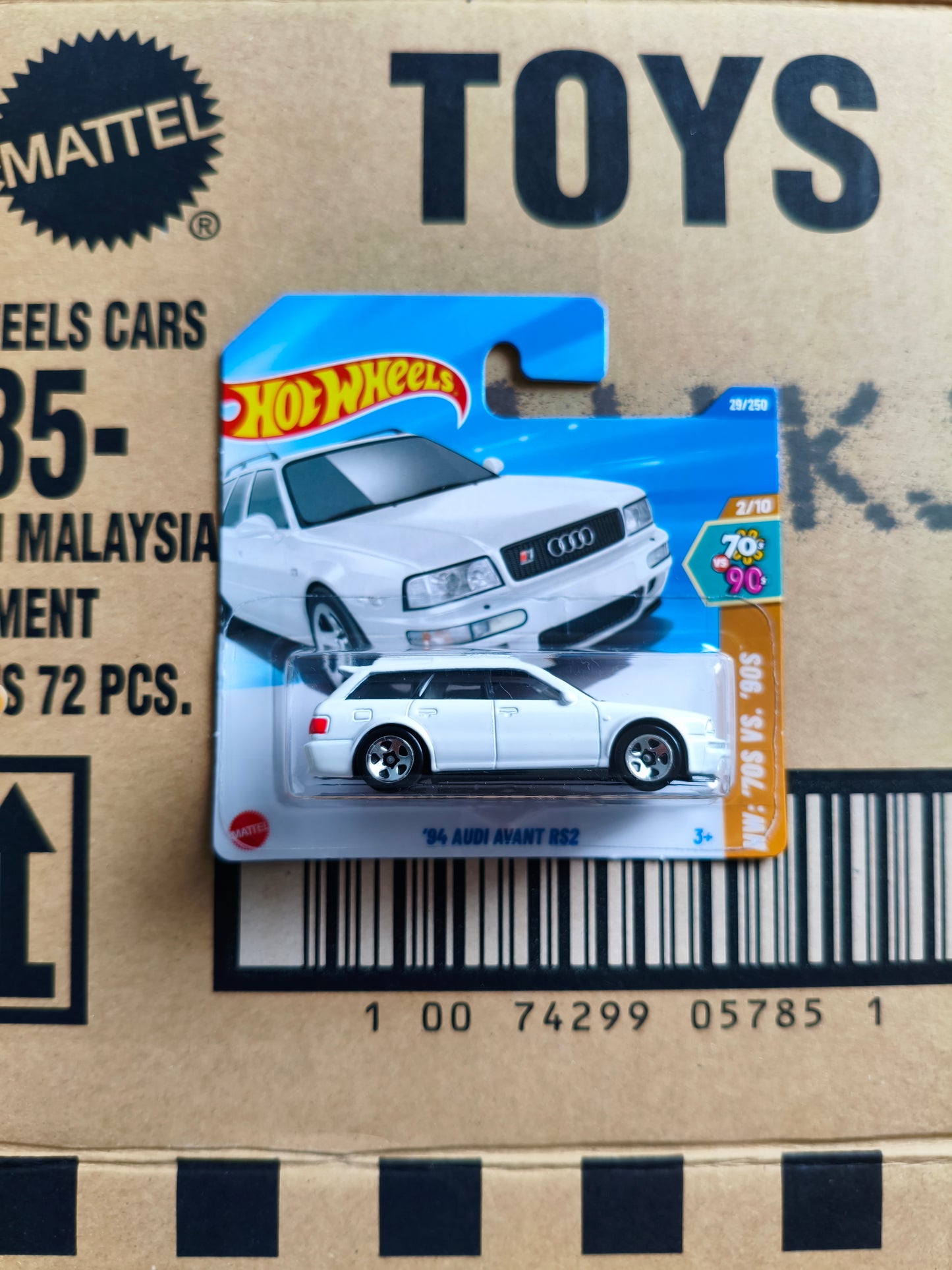 Hot Wheels Mainline Audi Avant RS2| Skala 1:64