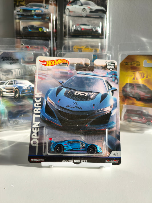Hot Wheels Acura NSX GT3 Open Track 1:64 Diecast