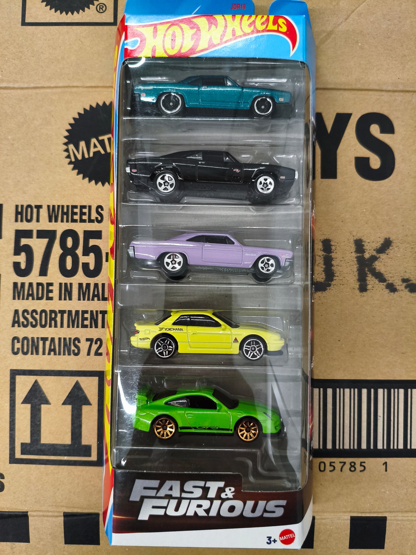 Hot Wheels 5pack Fast Furious | Skala 1:64